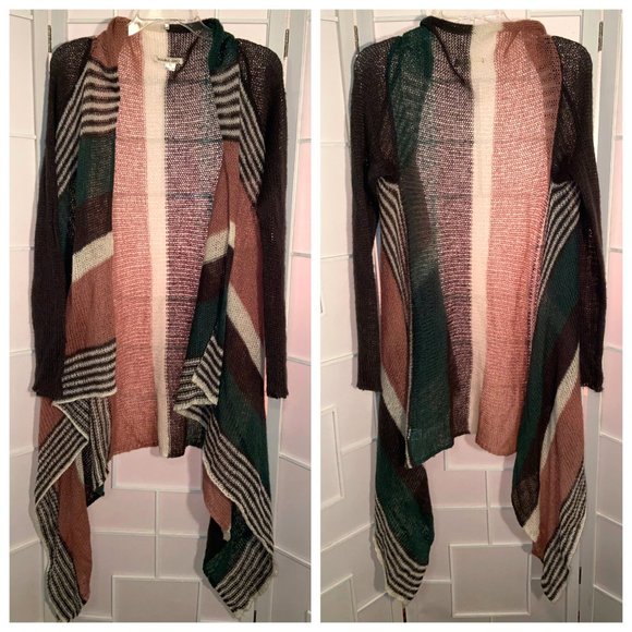 Double Zero Knit Stripe Cardigan - Picture 2 of 8